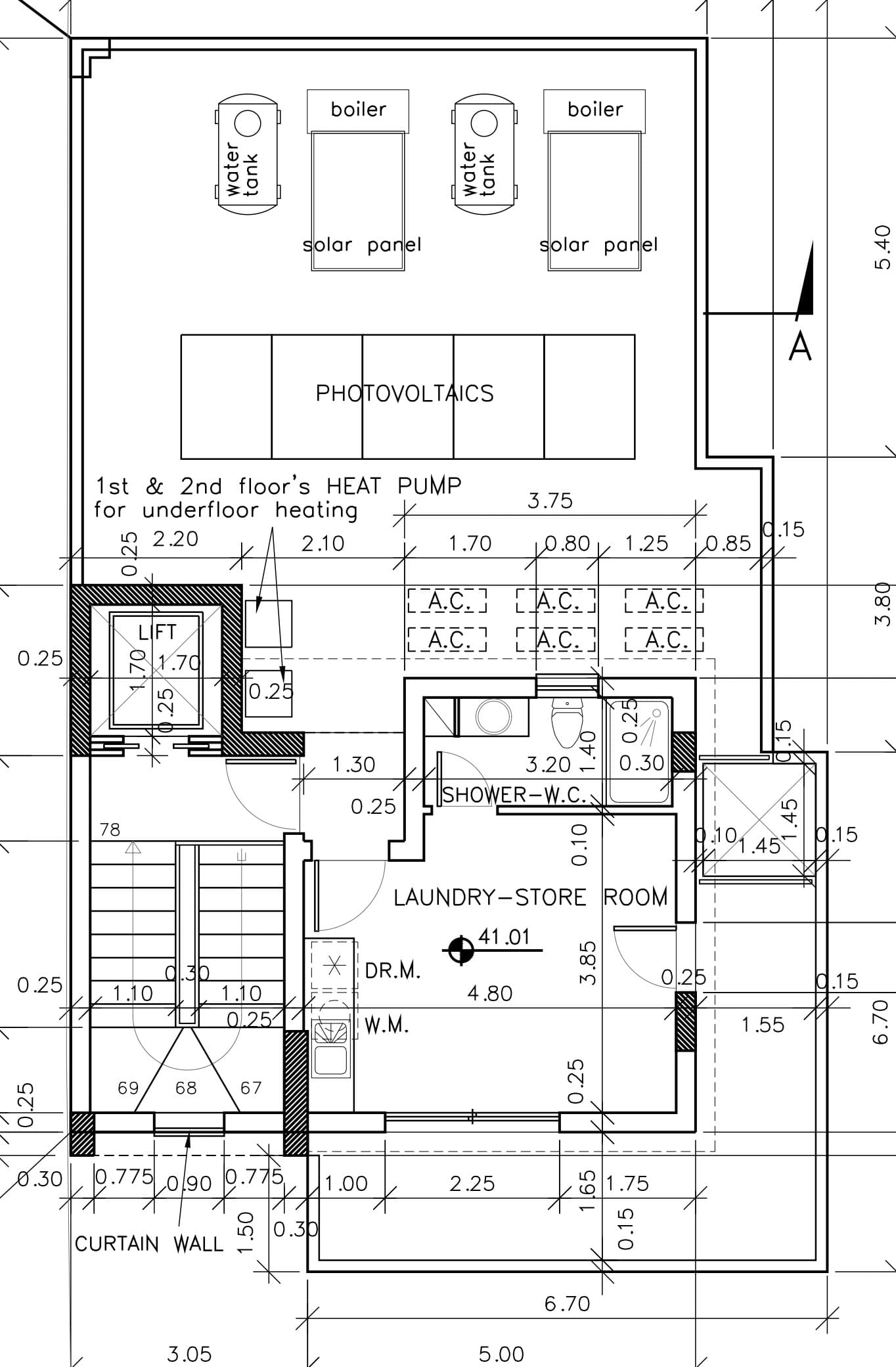 Roof plan