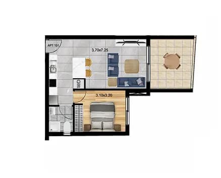 Apartment 3